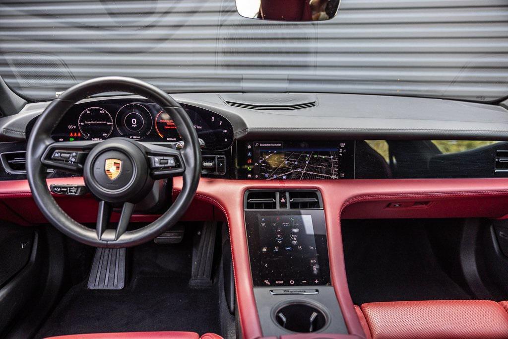used 2022 Porsche Taycan car, priced at $74,998
