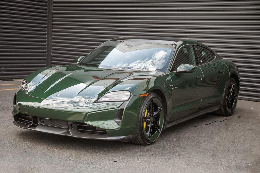 used 2025 Porsche Taycan car, priced at $171,998