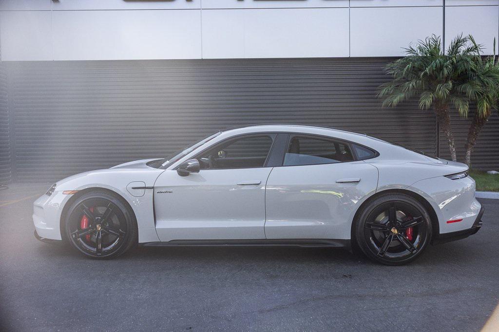used 2025 Porsche Taycan car, priced at $159,998