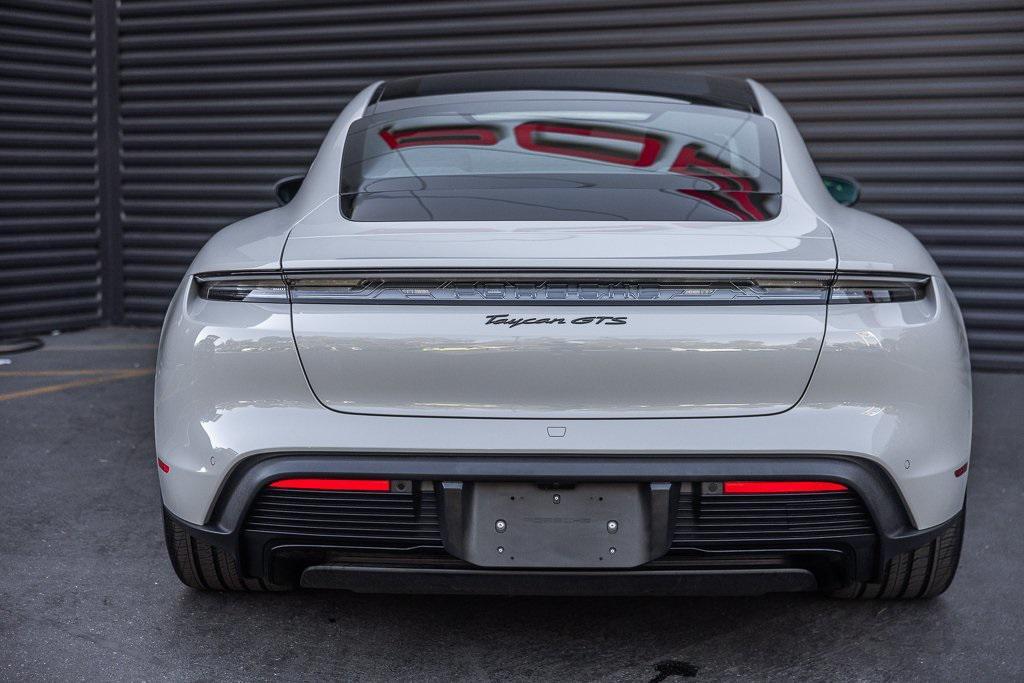 used 2025 Porsche Taycan car, priced at $159,998