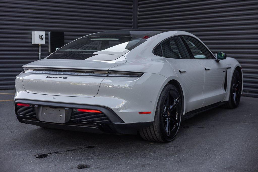 used 2025 Porsche Taycan car, priced at $159,998