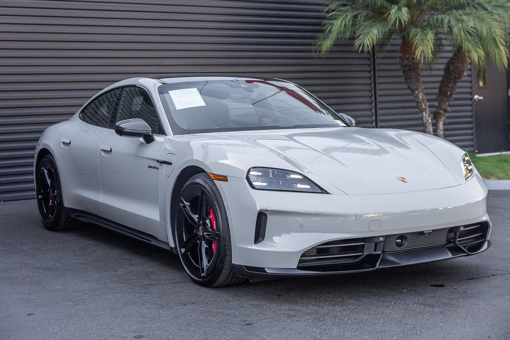 used 2025 Porsche Taycan car, priced at $159,998