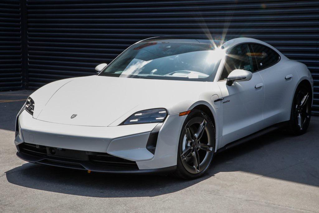used 2025 Porsche Taycan car, priced at $151,998