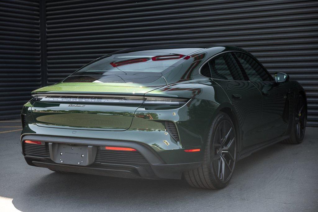 used 2025 Porsche Taycan car, priced at $174,998