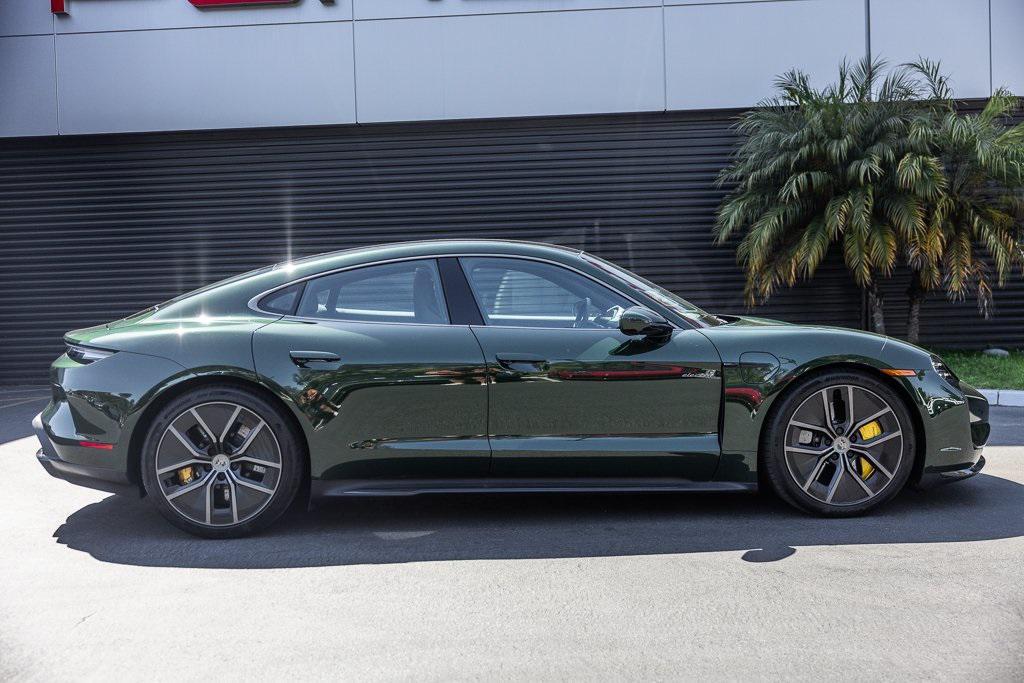 used 2025 Porsche Taycan car, priced at $174,998