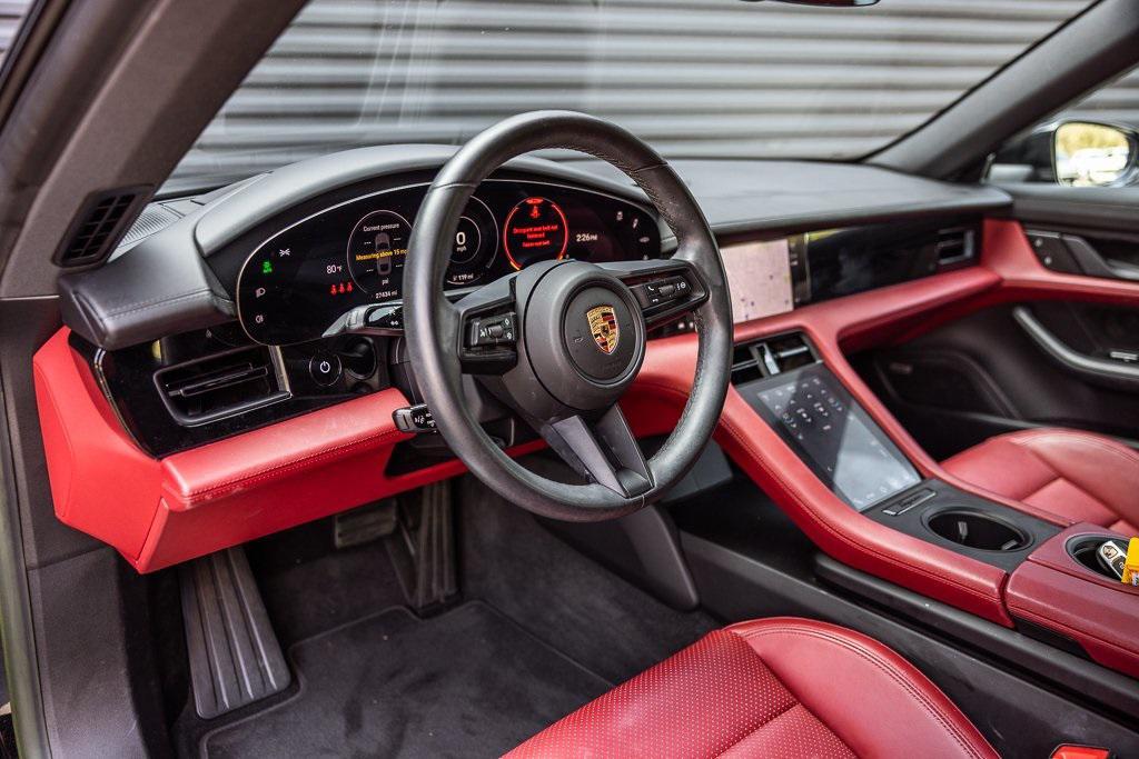 used 2022 Porsche Taycan car, priced at $78,998