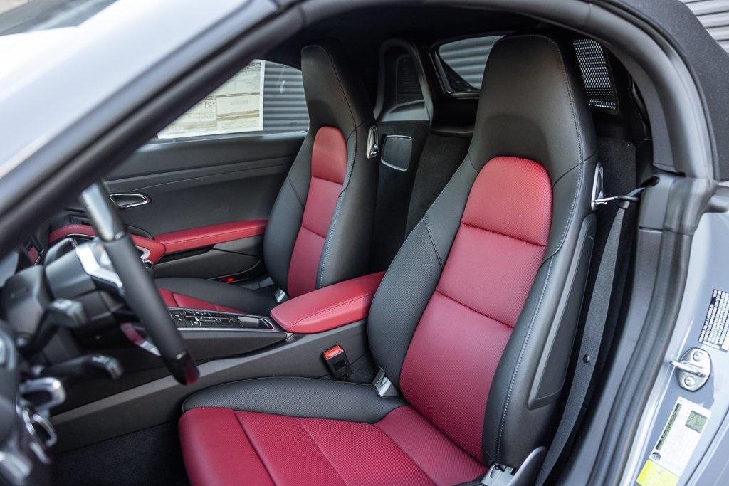 new 2025 Porsche 718 Boxster car, priced at $107,025