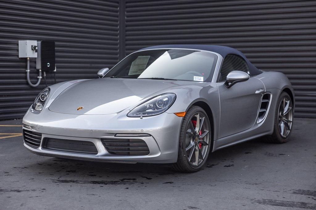 new 2025 Porsche 718 Boxster car, priced at $105,665