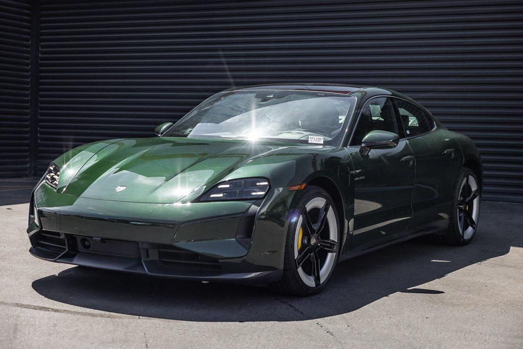 used 2025 Porsche Taycan car, priced at $195,998