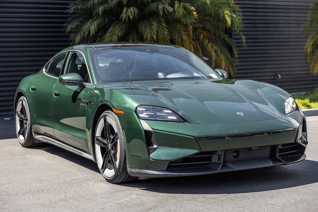 used 2025 Porsche Taycan car, priced at $195,998