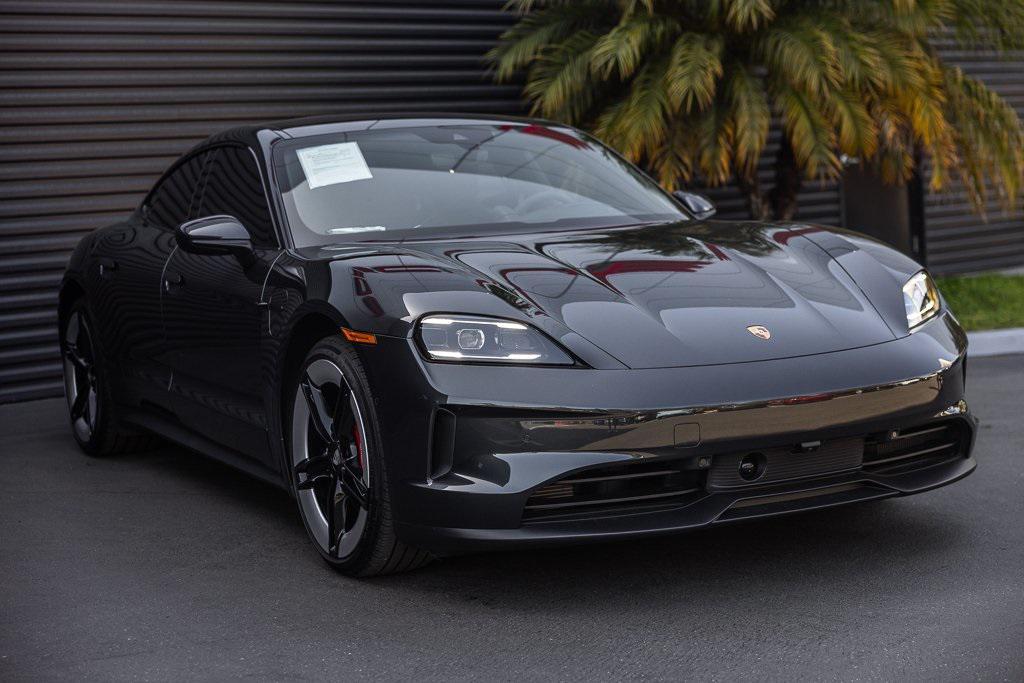 used 2025 Porsche Taycan car, priced at $112,998