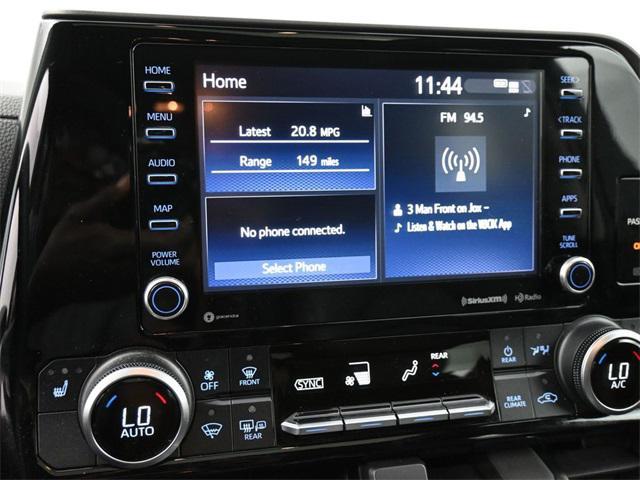used 2021 Toyota Highlander car, priced at $34,990