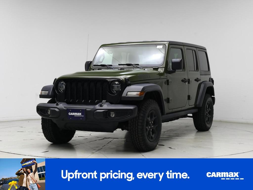 used 2021 Jeep Wrangler car, priced at $33,998