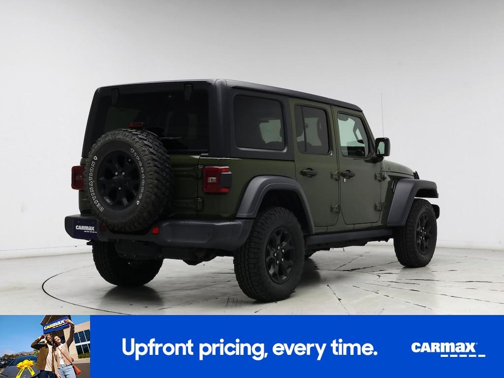 used 2021 Jeep Wrangler car, priced at $33,998