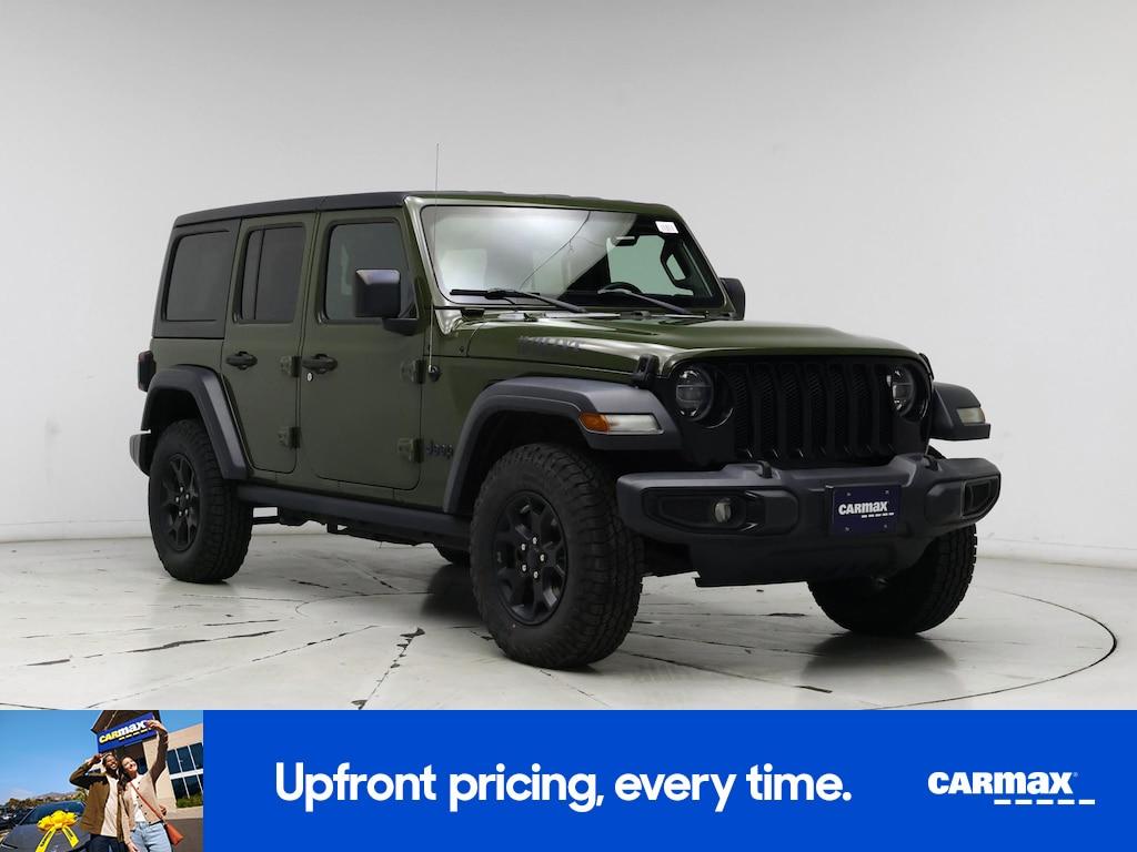 used 2021 Jeep Wrangler car, priced at $33,998
