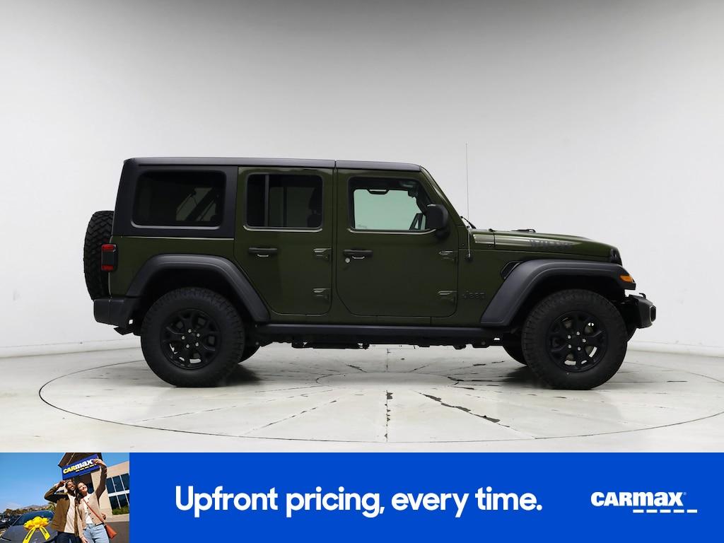 used 2021 Jeep Wrangler car, priced at $33,998