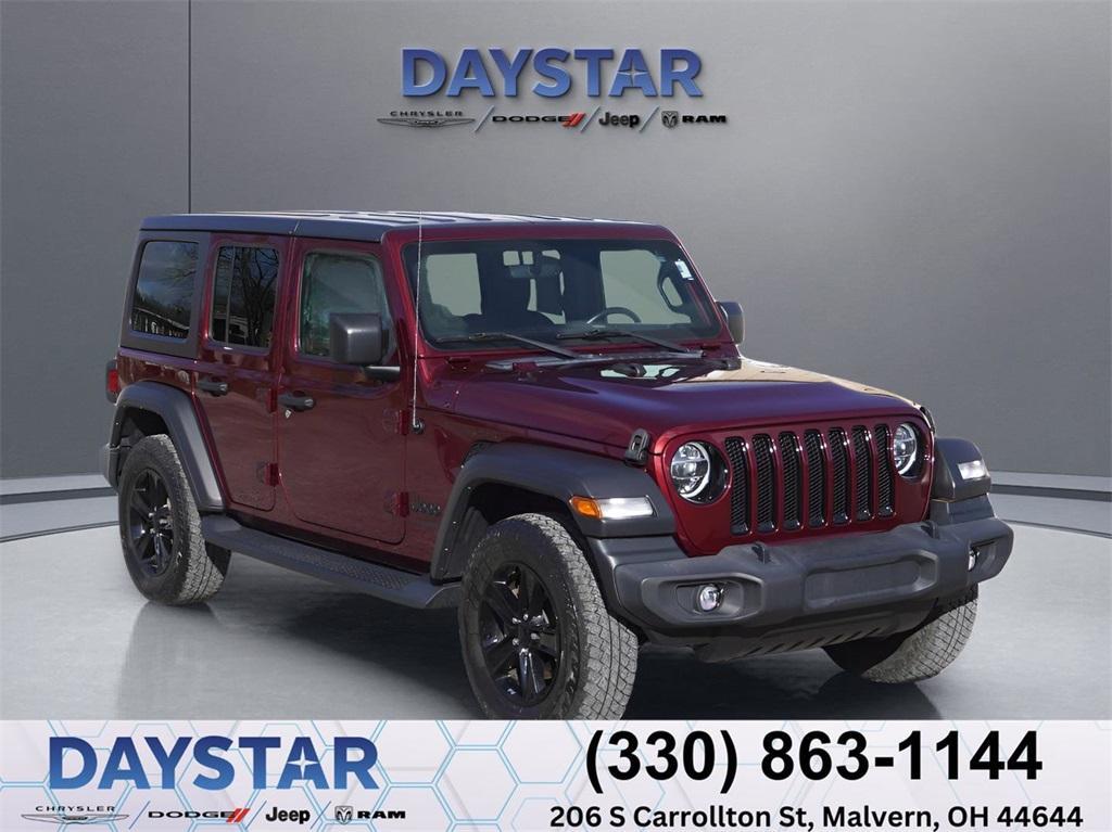 used 2021 Jeep Wrangler Unlimited car, priced at $31,999