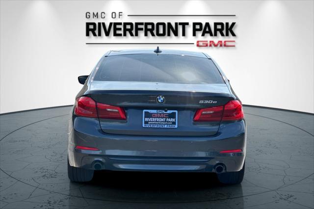 used 2018 BMW 530e car, priced at $15,500