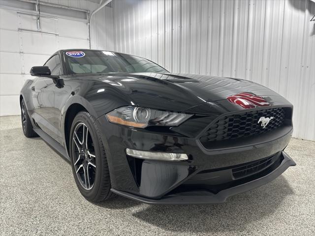 used 2021 Ford Mustang car, priced at $28,490