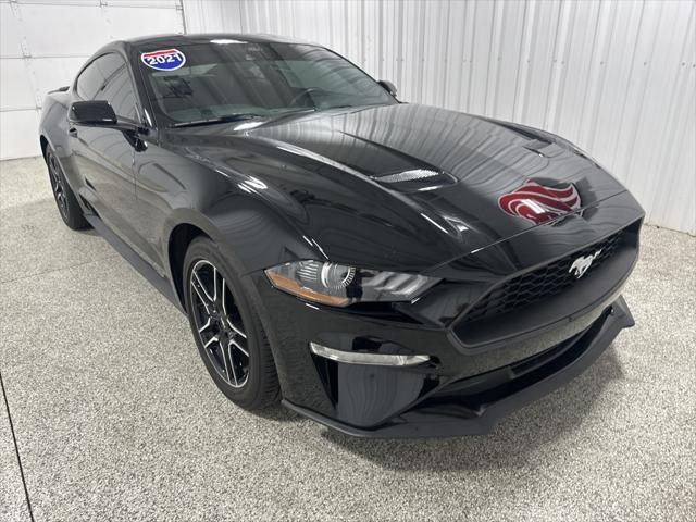 used 2021 Ford Mustang car, priced at $28,490