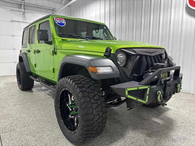 used 2018 Jeep Wrangler Unlimited car, priced at $27,990