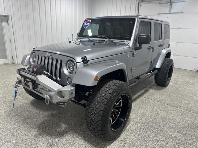 used 2016 Jeep Wrangler Unlimited car, priced at $24,490