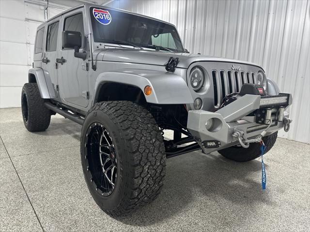 used 2016 Jeep Wrangler Unlimited car, priced at $24,490