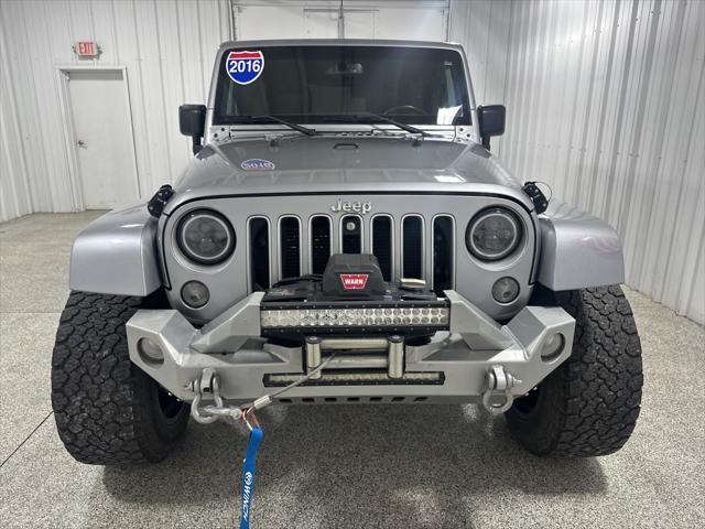 used 2016 Jeep Wrangler Unlimited car, priced at $24,490