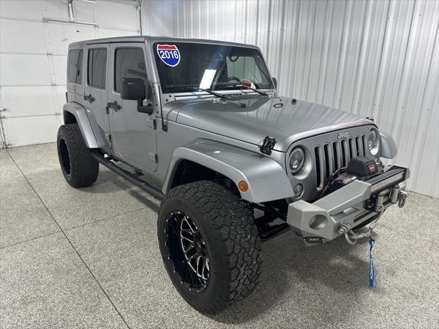 used 2016 Jeep Wrangler Unlimited car, priced at $24,490