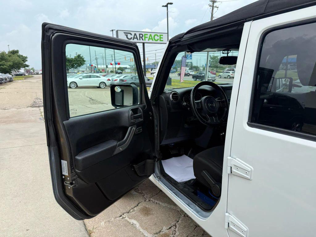 used 2017 Jeep Wrangler Unlimited car, priced at $13,999