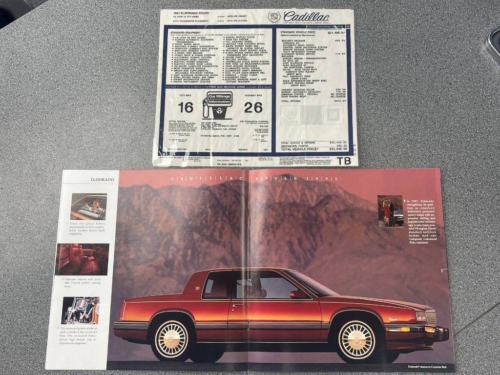 used 1991 Cadillac Eldorado car, priced at $7,999