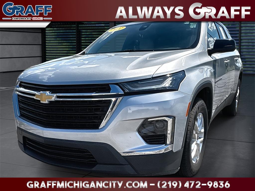 used 2022 Chevrolet Traverse car, priced at $23,000