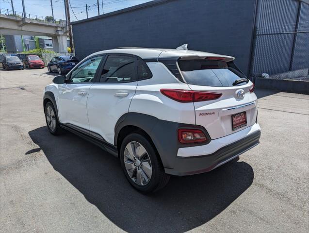 used 2021 Hyundai Kona EV car, priced at $19,995