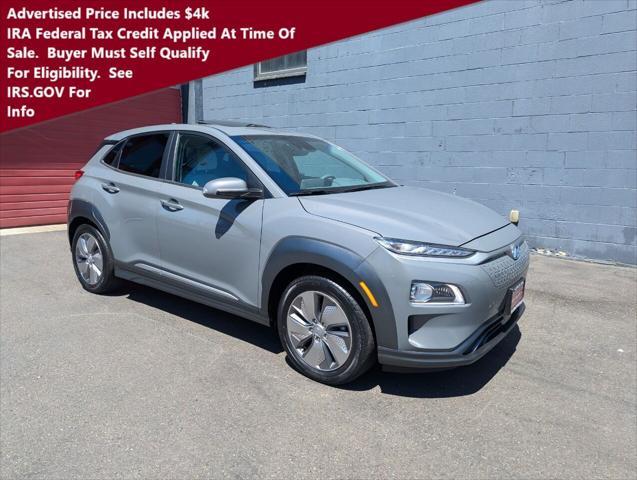 used 2021 Hyundai Kona EV car, priced at $20,995