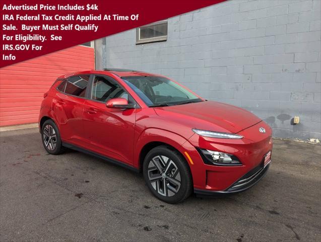 used 2022 Hyundai Kona EV car, priced at $20,995