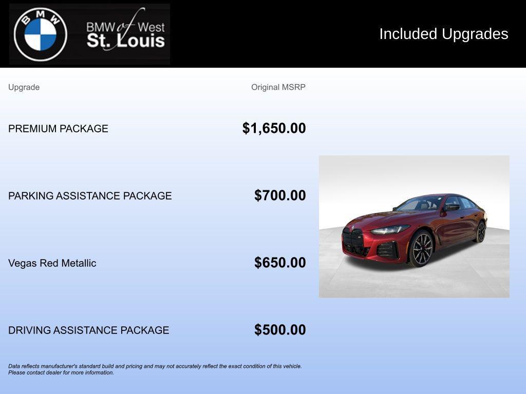 used 2025 BMW i4 Gran Coupe car, priced at $60,955