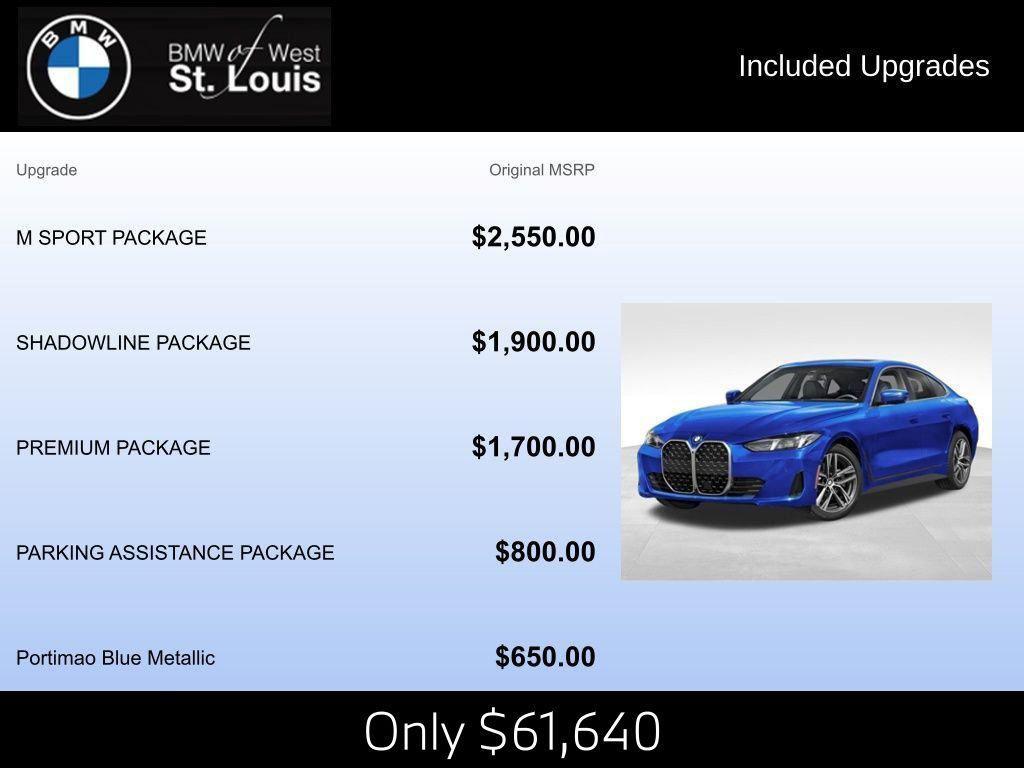 new 2026 BMW 430 Gran Coupe car, priced at $61,640