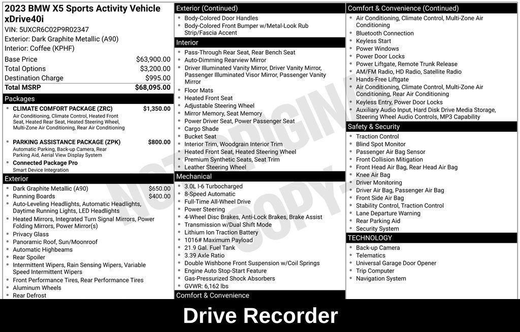 used 2023 BMW X5 car, priced at $47,447