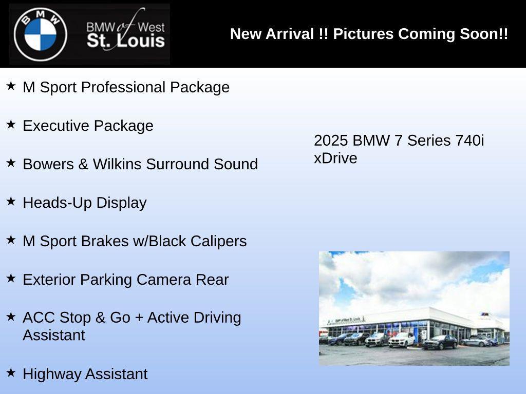 used 2025 BMW 740 car, priced at $90,545