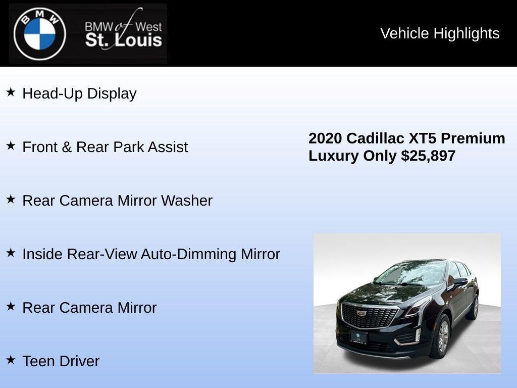 used 2020 Cadillac XT5 car, priced at $25,897