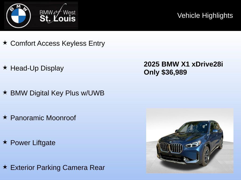used 2025 BMW X1 car, priced at $35,959