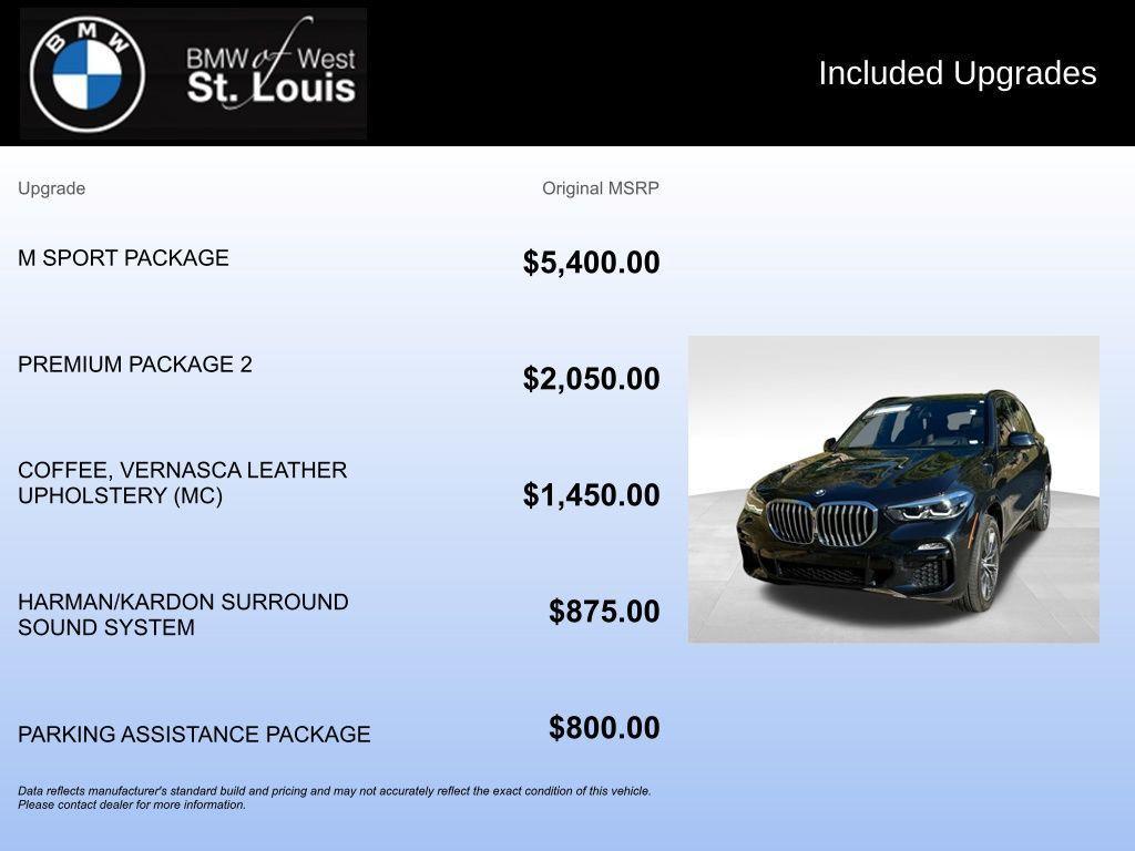 used 2021 BMW X5 car, priced at $40,545