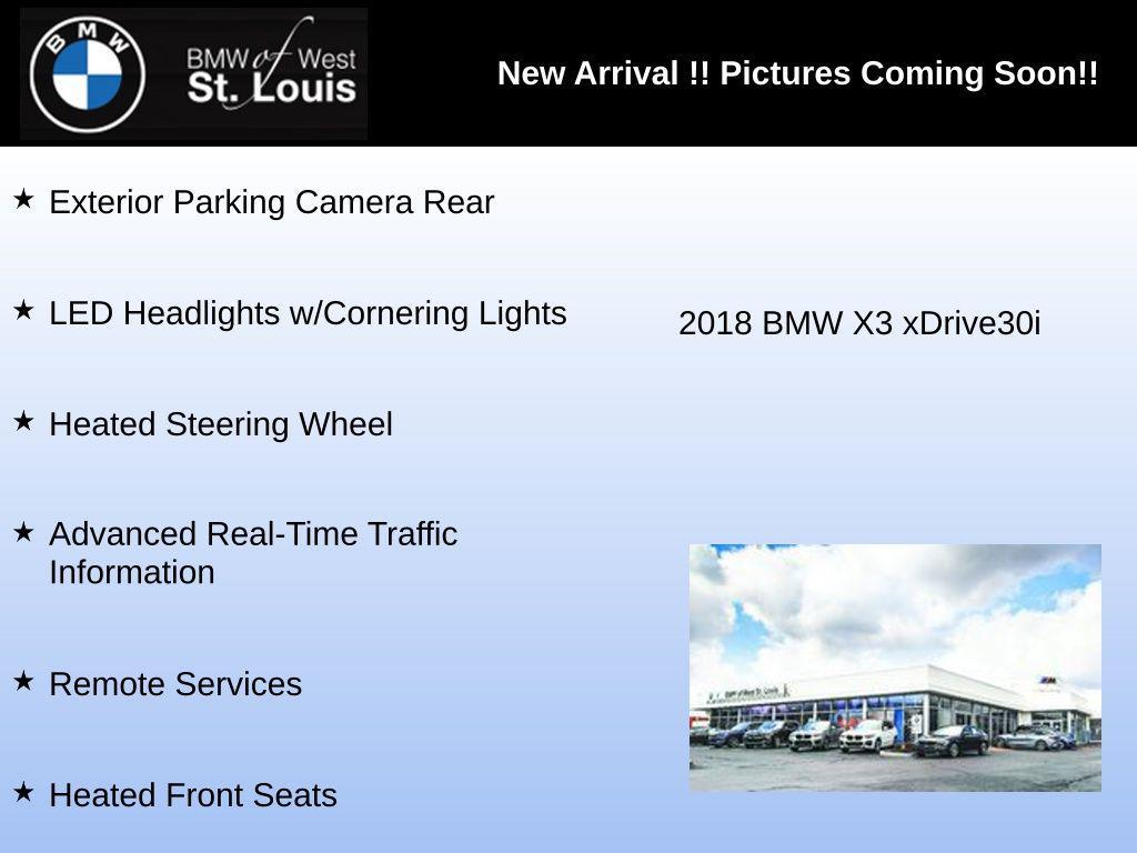used 2018 BMW X3 car, priced at $20,855