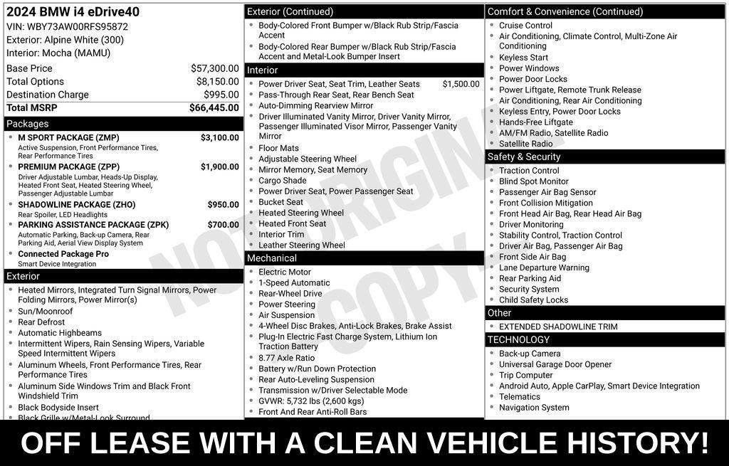 used 2024 BMW i4 Gran Coupe car, priced at $38,885