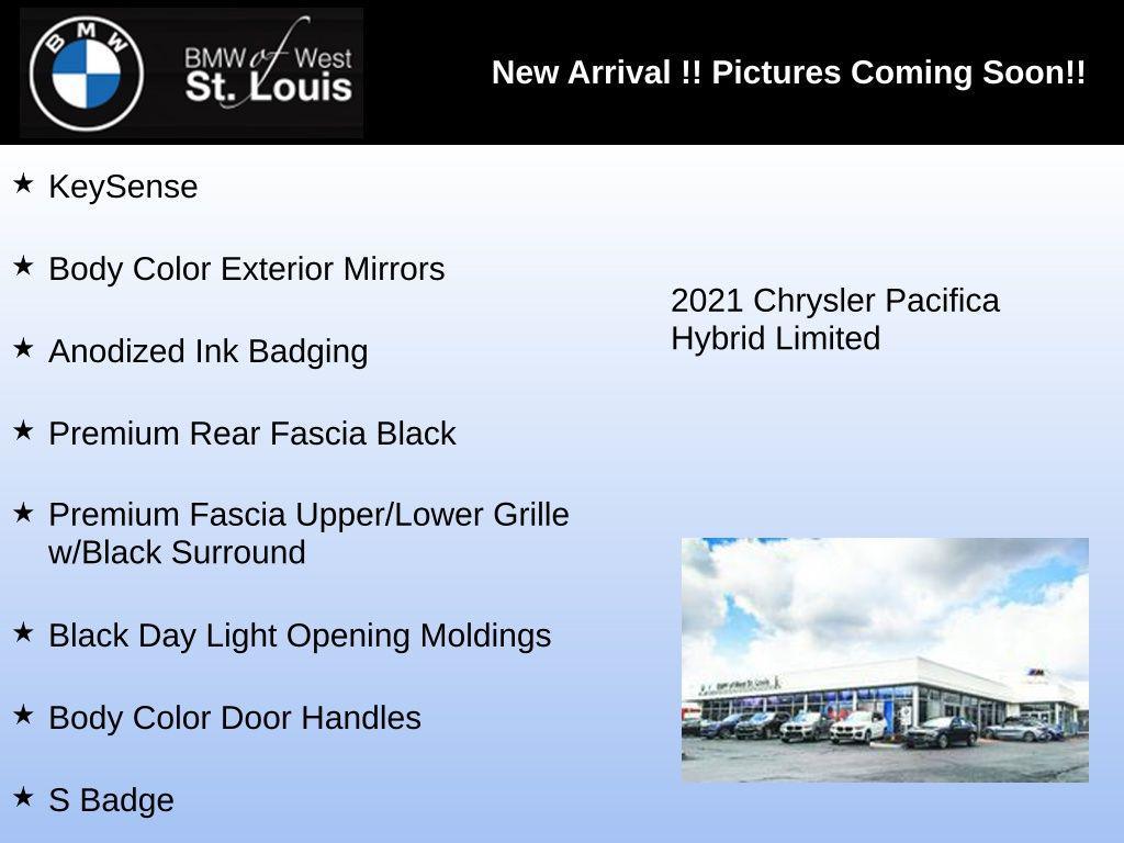used 2021 Chrysler Pacifica Hybrid car, priced at $21,373