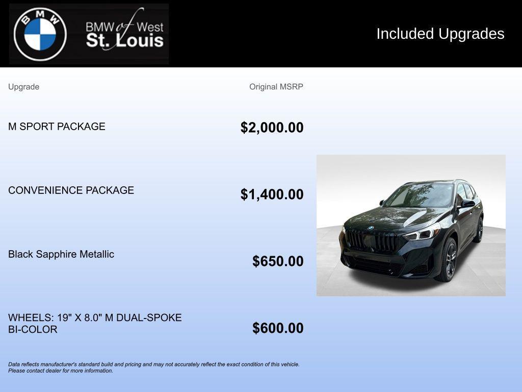 new 2026 BMW X1 car, priced at $49,590