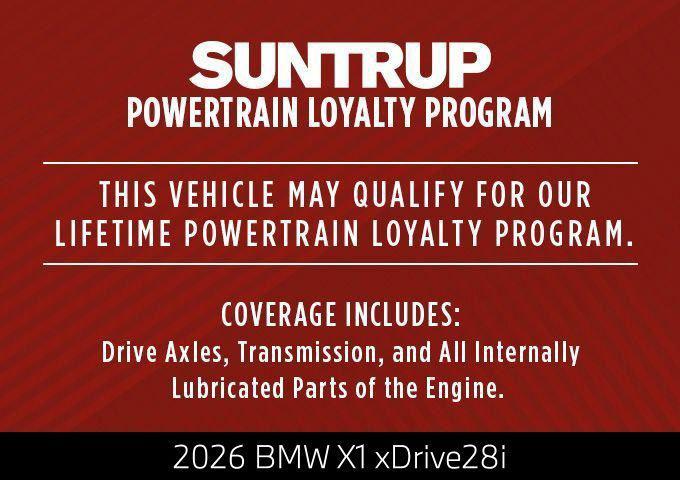 new 2026 BMW X1 car, priced at $49,225