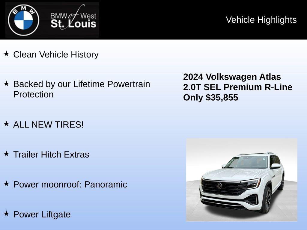 used 2024 Volkswagen Atlas car, priced at $35,855
