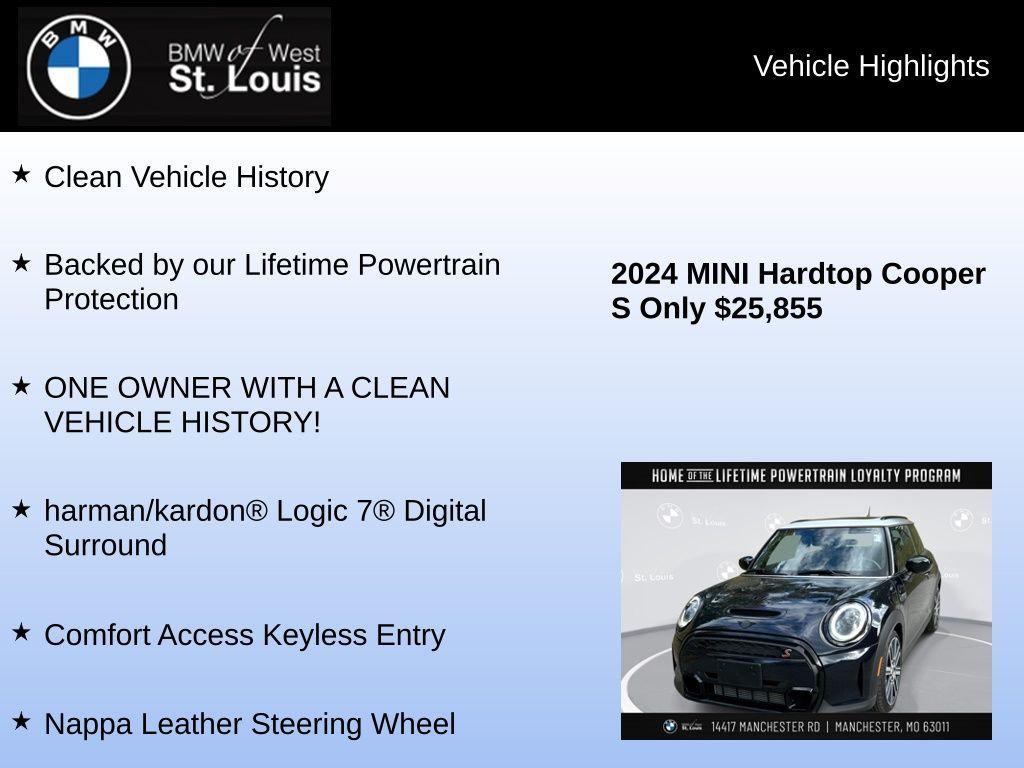 used 2024 MINI Hardtop car, priced at $25,855