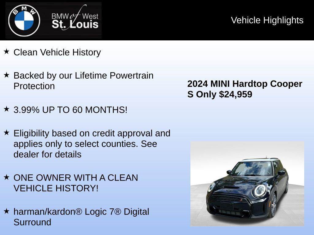 used 2024 MINI Hardtop car, priced at $24,959